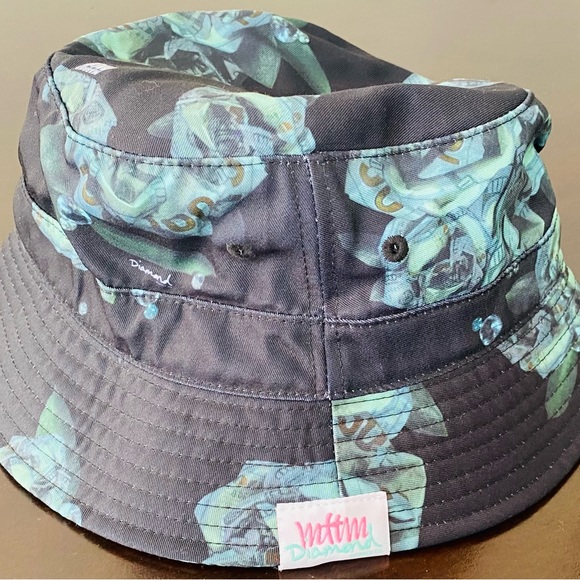 RARE 2015 💎DIAMOND X MOB PULLOVER HOODIE & SUPREME B1 TCH BUCKET HAT SET Size M - Picture 6 of 15